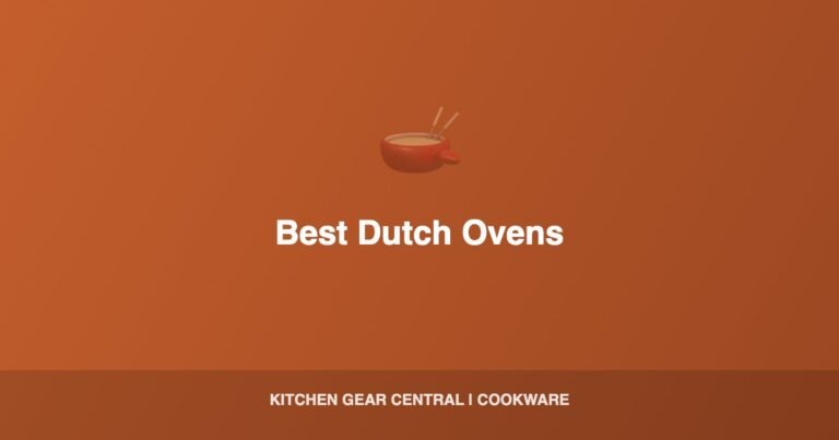 Best Dutch Ovens