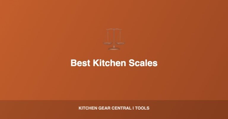 Best Kitchen Scales